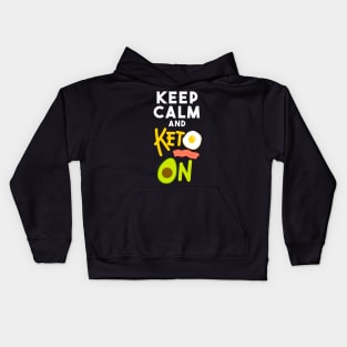 low carb high protein T-Shirt I Keto on Kids Hoodie